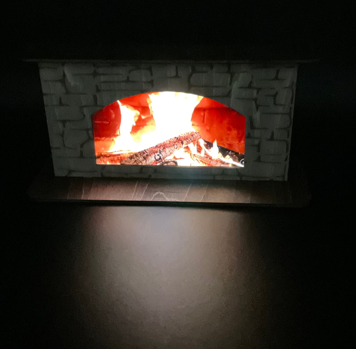 Cell phone Fireplace